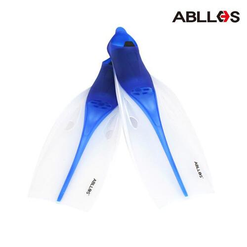 아블로스 오리발 롱핀 스킨스쿠버 수영용품 블루 AB0-PC01B