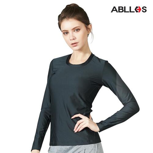 아블로스 여성인 애슬레저룩 스포츠 티셔츠 긴팔 트레이닝셔츠 ASL-Q206G